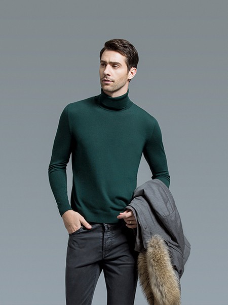 kiton女装2022春夏季墨绿色针织裙