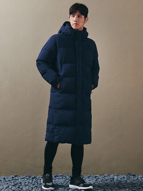 布来亚克女装2022秋冬季藏蓝色棉服