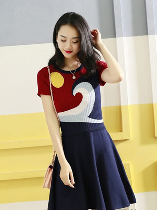 ICHEANLI2022秋冬季黑色半身裙