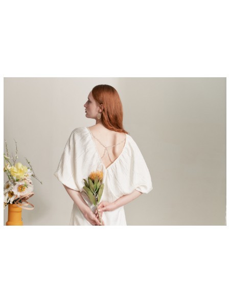 Cyncia辛西娅女装2023春夏季白色T恤