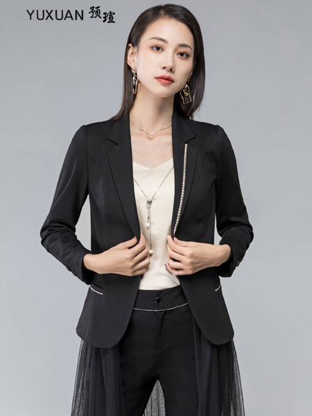 预瑄女装2022秋冬季黑色西装