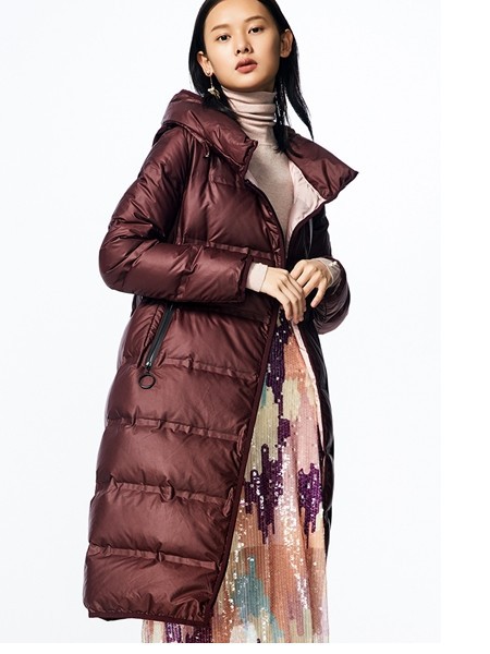 芭芭利亚babaliya女装2022秋冬季橙色半身裙