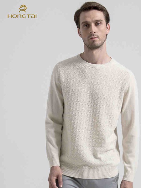 红太羊绒羊衫毛衫2022秋冬季白色针织衫