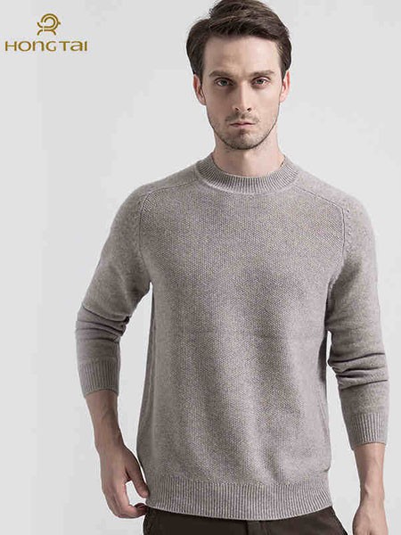 红太羊绒羊衫毛衫2022秋冬季灰色毛衣