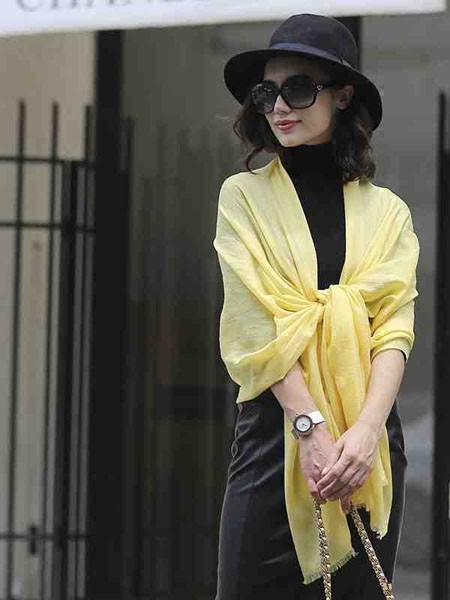 红太羊绒羊衫毛衫2022秋冬季黑色长裤