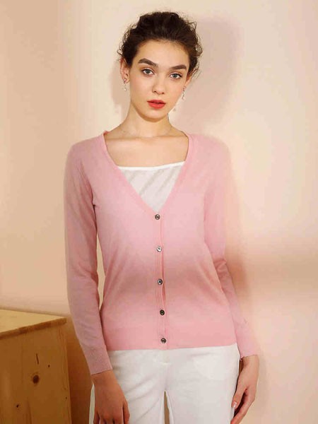 红太羊绒羊衫毛衫2022秋冬季白色长裤