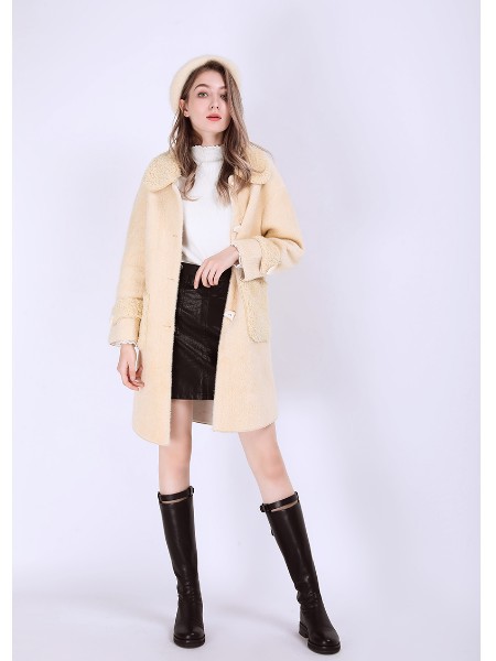 爱町女装2022秋冬季白色衬衫