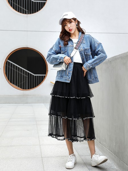 爱町女装2022秋冬季黑色长裤