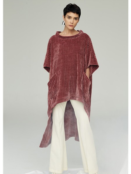 清静语女装2022秋冬季白色长裤