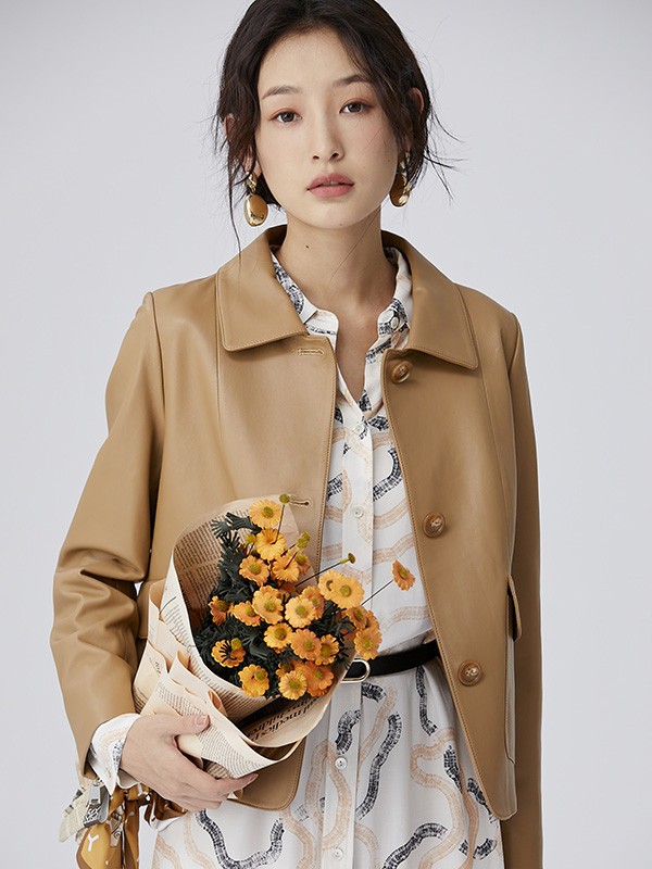 MYMO2022秋冬季卡其色大衣