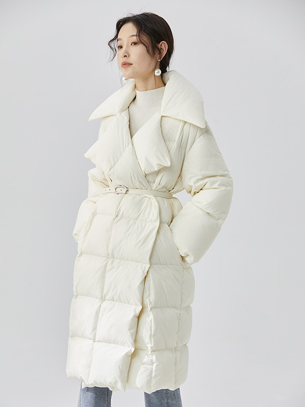 MYMO女装2022秋冬季白色棉服