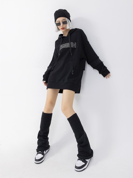 拓谷2022秋冬季黑色T恤