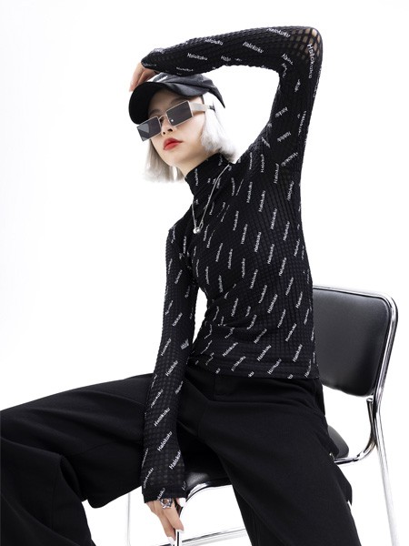 拓谷2022秋冬季黑色T恤