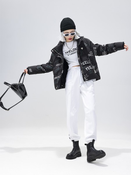 拓谷2022秋冬季白色工装裤