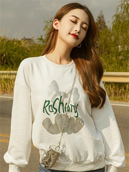 夏斐2022秋冬季白色T恤