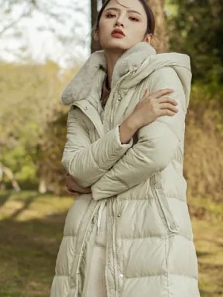 夏斐.素CHAFER.SU女装2022秋冬季白色棉服