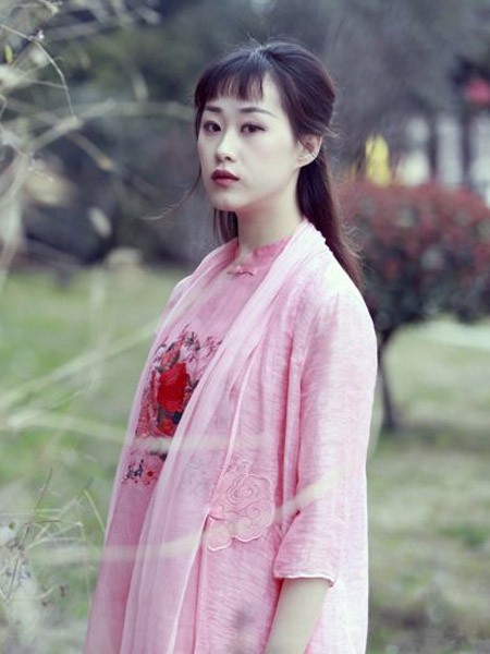 善护念女装2022春夏季粉色连衣裙