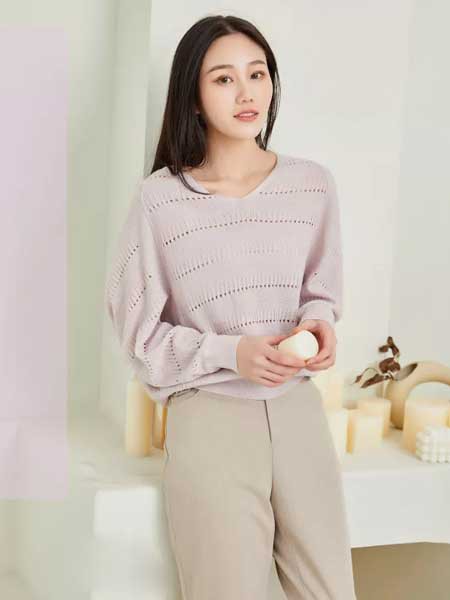 哈祥喜女装2023春夏季米色长裤