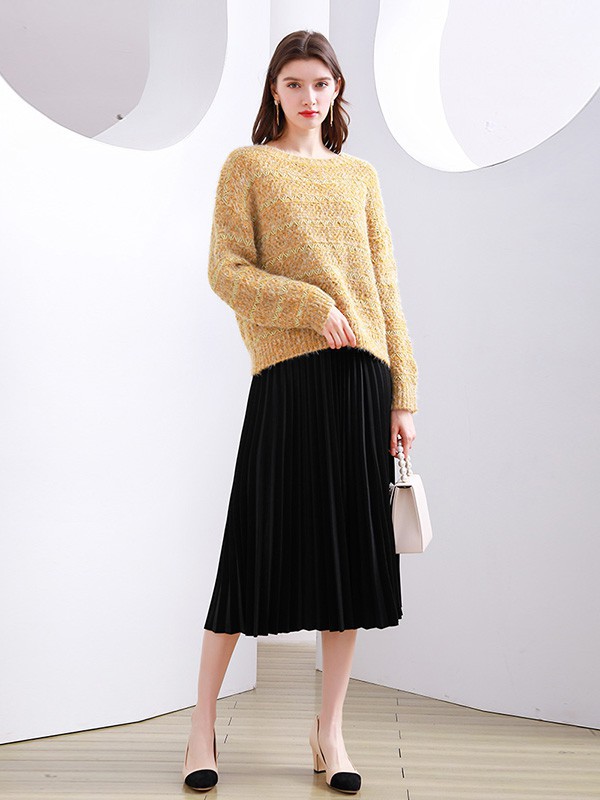 未风WIFING女装2022秋冬季黑色包臀裙