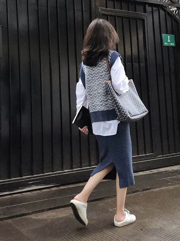 SANDRO女装2022秋冬季黑色包臀裙