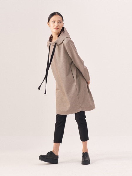 席牌Exzind女装2022秋冬季灰色卫衣