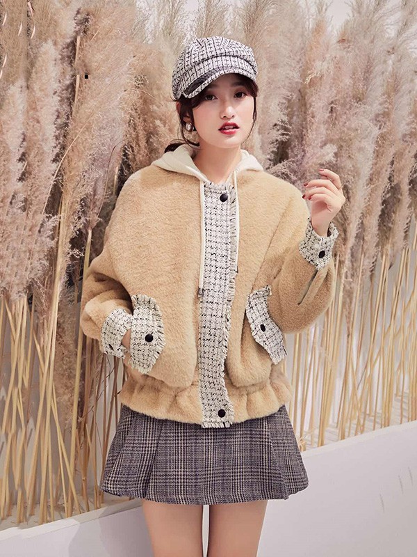 样女装2022秋冬季灰色卫衣