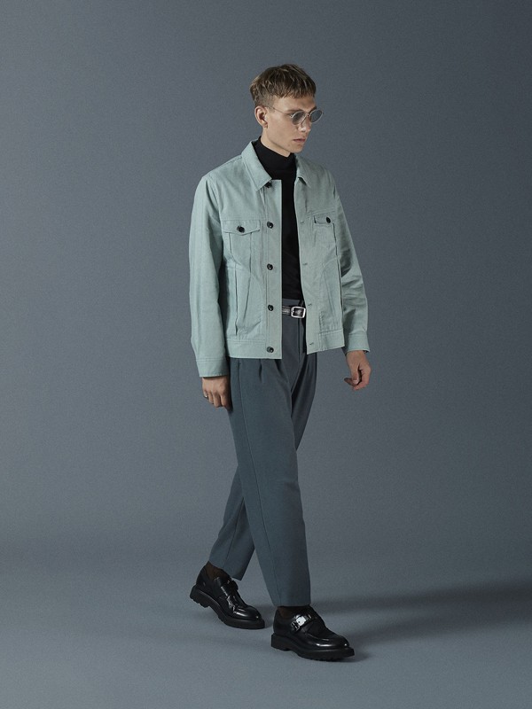 INITIAL伊迪索女装2022秋冬季黑色长裤