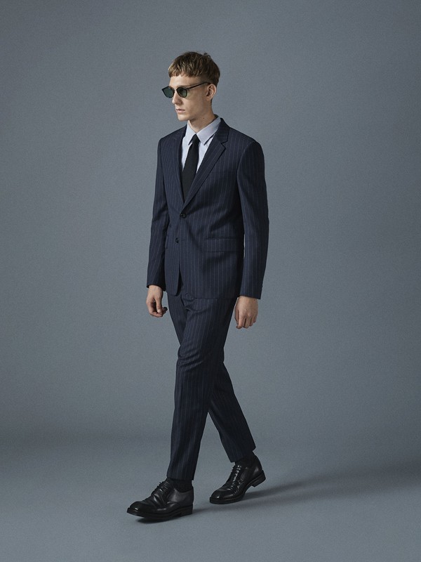 INITIAL伊迪索女装2022秋冬季藏蓝色西装