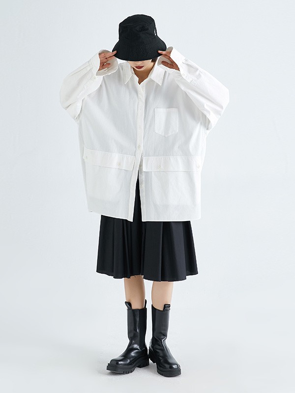 转向2022秋冬季白色衬衫