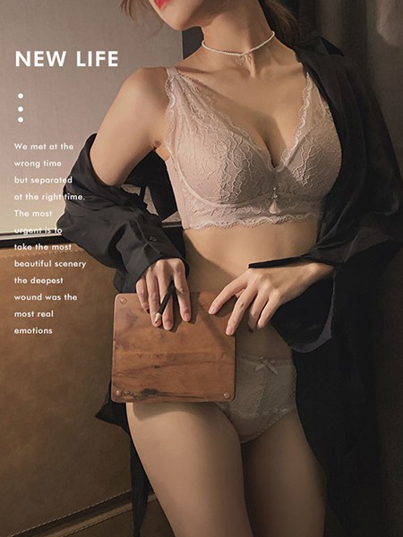 安娜密语内衣2023春夏季米色时尚内衣