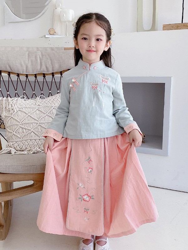 今兮古兮2022秋冬季橙色长裙