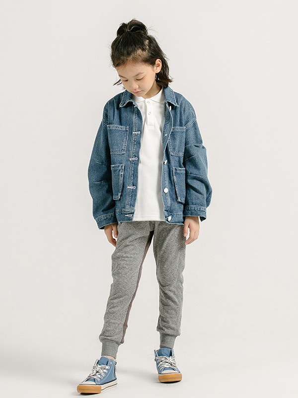 糖卡布衣2022秋冬季灰色长裤