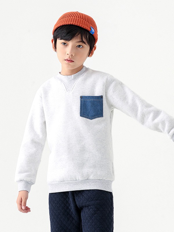 糖卡布衣童装2022秋冬季白色T恤