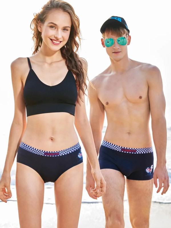 卡百利内衣2022秋冬季黑色无痕内裤