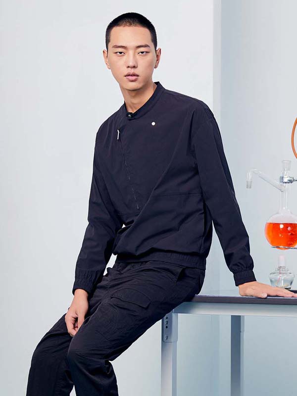 写生2023春夏季黑色衬衫