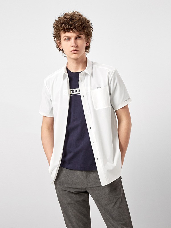 AEX男装2023春夏季白色长裙