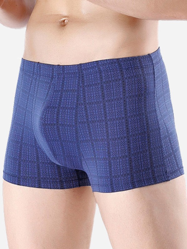 DEVERLI内衣2022秋冬季藏蓝色无痕内裤