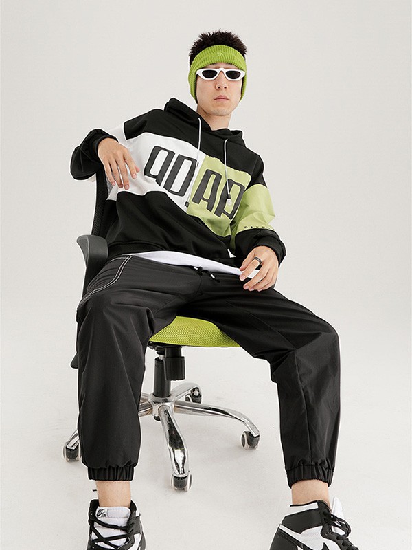 POTE休闲装2022秋冬季黑色卫衣