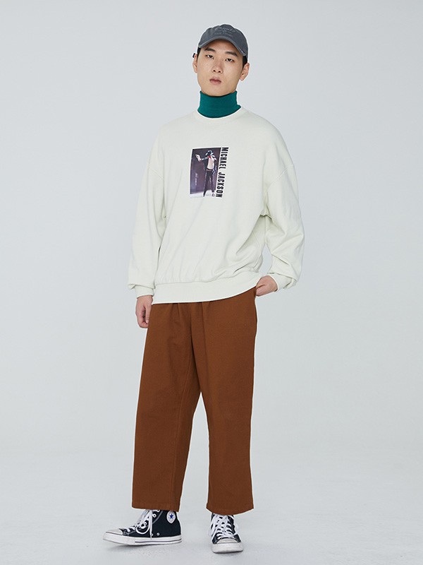 POTE休闲装2022秋冬季白色T恤