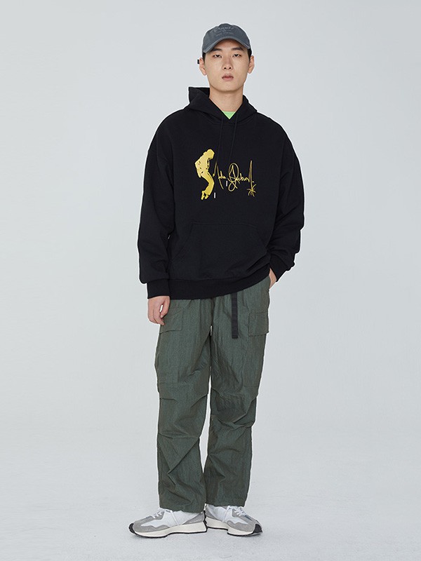 POTE休闲装2022秋冬季黑色卫衣