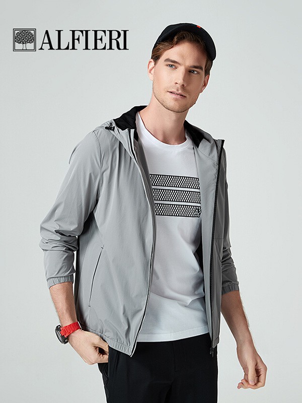 艾法利男装2022秋冬季白色T恤