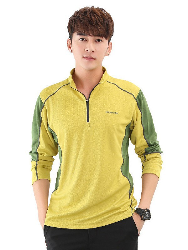 极地火运动装2022秋冬季黄色polo衫