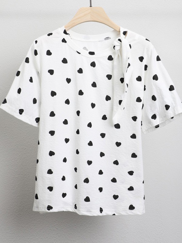 歌美瑞2023春夏季白色T恤