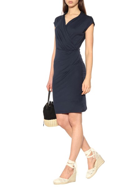 TOMLOU女装2023春夏季黑色连衣裙