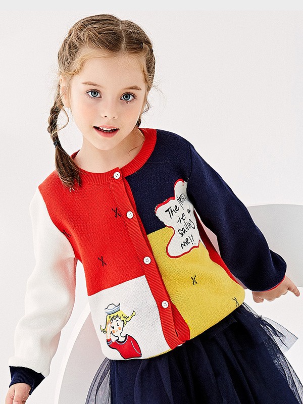 辛巴呐呐2023春夏季拼色外套