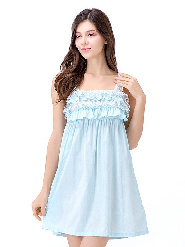 雅黛俪2022秋冬季蓝色家居服