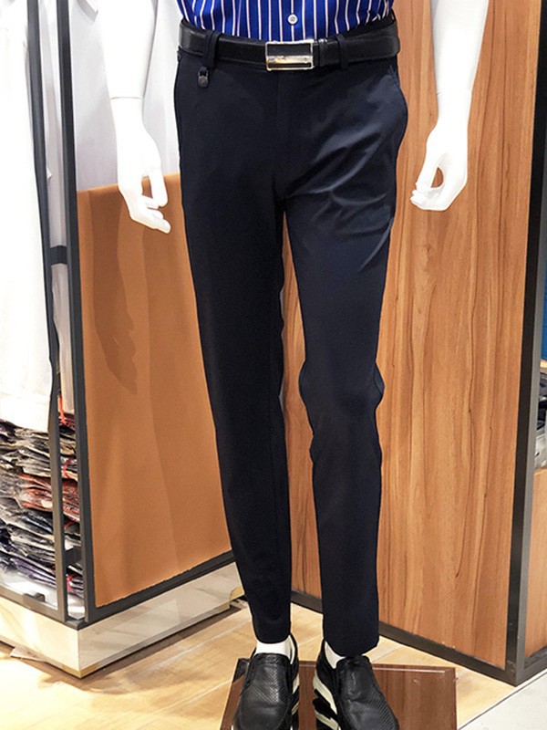 路卡迪龙男装2022秋冬季黑色长裤