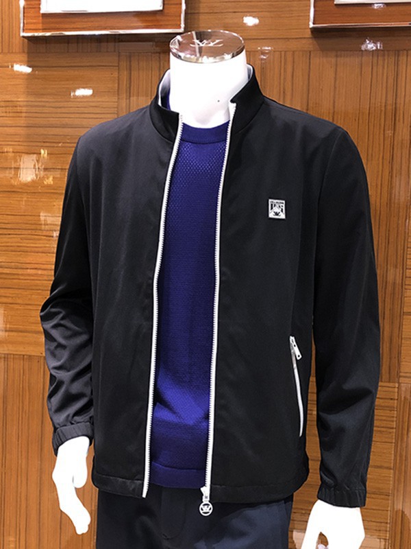 路卡迪龙男装2022秋冬季紫色T恤