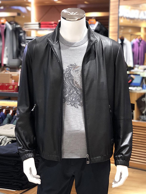 路卡迪龙男装2022秋冬季黑色外套