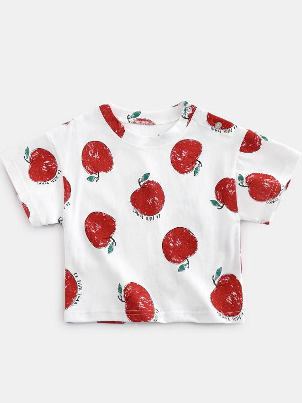 齐齐熊童装2023春夏季白色衬衫